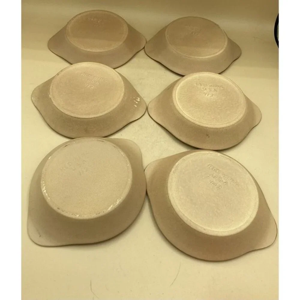 Vintage Red Wing 412 Provincial Ware Baking Dishes LOT 5 READ - Picture 3 of 11